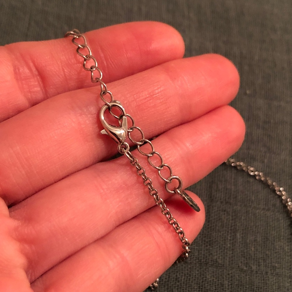 Elegant Turquoise and Silver Long Sweater Necklace - Picture 9 of 12